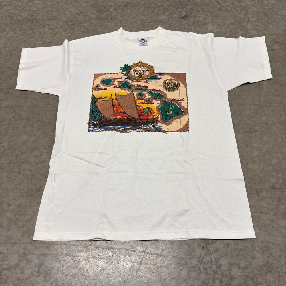 American-vintage Men's White T-shirt